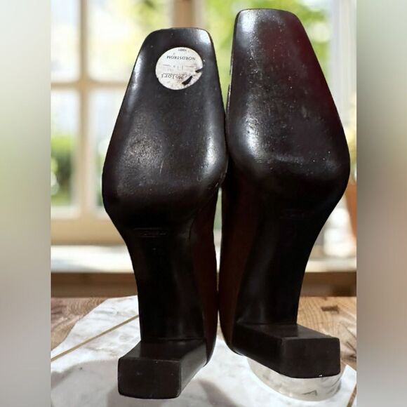 NWT COACH Malorie KO JO56 Italian Leather Block Heel Pumps Size 7.5 - Picture 11 of 14